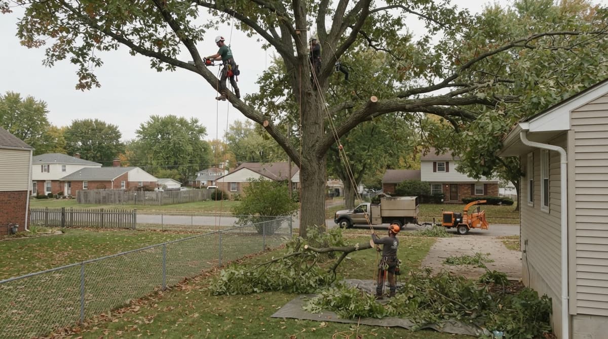 can you trim a neighbor's tree that hangs over your yard in ohio