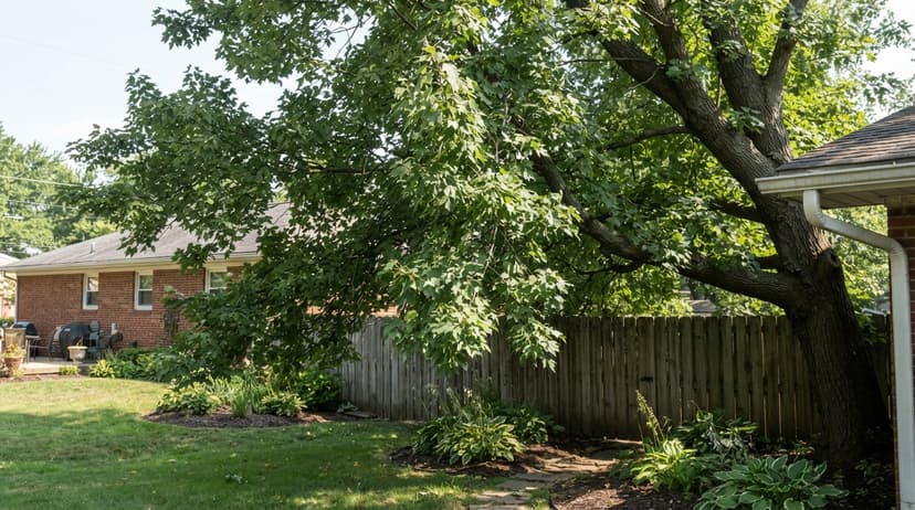 The problem before the work starts: can you trim a neighbor's tree that hangs over your yard in ohio